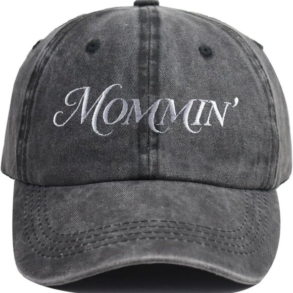 Mommin Baseball Cap Cotton Adjustable Sun Protection Moms Gift - Picture 1 of 6